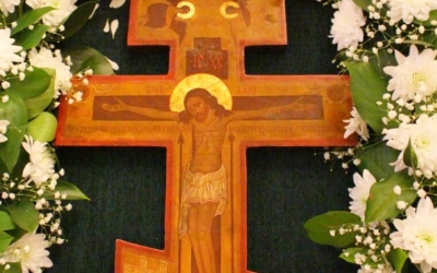 Епископ Сергий возглавил Всенощное бдение накануне 3-й Недели Великого поста, Крестопоклонной