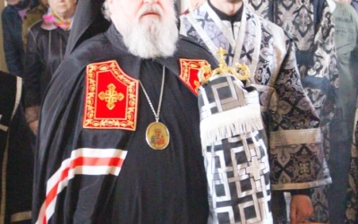 Епископ Сергий возглавил Литургию Преждеосвященных Даров в храме Рождества Христова г. Сафоново
