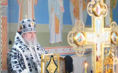 Епископ Сергий возглавил Литургию Преждеосвященных Даров в храме Рождества Христова г. Сафоново