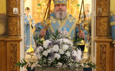 Архипастырское богослужение в праздник Похвалы Пресвятой Богородицы