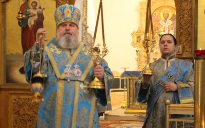 Архипастырское богослужение в праздник Похвалы Пресвятой Богородицы