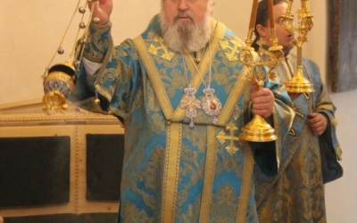 Архипастырское богослужение в праздник Похвалы Пресвятой Богородицы