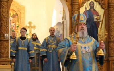 Архипастырское богослужение в праздник Похвалы Пресвятой Богородицы