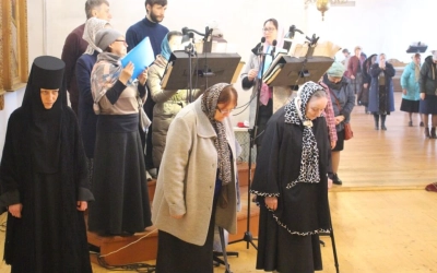 Архипастырское богослужение в праздник Похвалы Пресвятой Богородицы