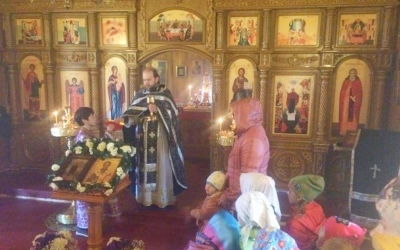 Воспитанники детского сада села Карманово причастились Святых Христовых Таин