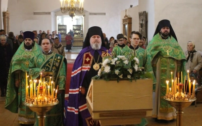 Епископ Сергий возглавил Божественную литургию