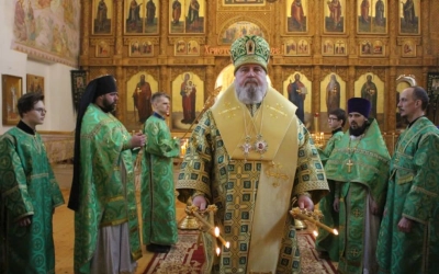 Епископ Сергий возглавил Божественную литургию