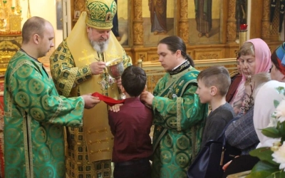 Епископ Сергий возглавил Божественную литургию