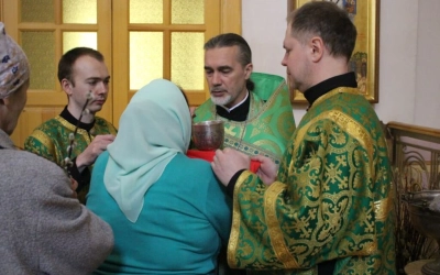 Епископ Сергий возглавил Божественную литургию