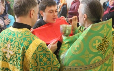 Епископ Сергий возглавил Божественную литургию