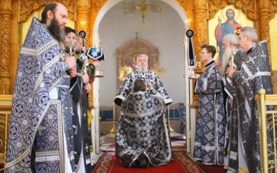 Архиерейское служение в Великий Вторник и общеепархиальная исповедь