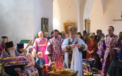 Чин омовения ног в Свято-Троицком кафедральном соборе