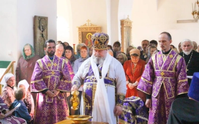 Чин омовения ног в Свято-Троицком кафедральном соборе