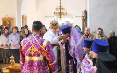 Чин омовения ног в Свято-Троицком кафедральном соборе