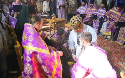 Чин омовения ног в Свято-Троицком кафедральном соборе