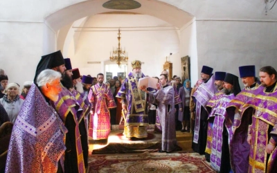 Чин омовения ног в Свято-Троицком кафедральном соборе