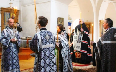 Епископ Сергий возглавил служение царских часов Великого Пятка