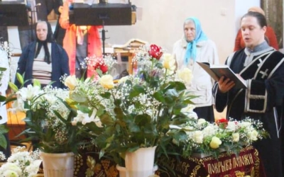 В Великую Субботу Преосвященный епископ Сергий возглавил Литургию