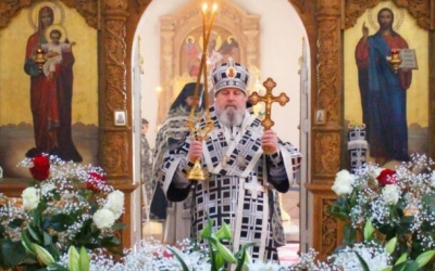 В Великую Субботу Преосвященный епископ Сергий возглавил Литургию