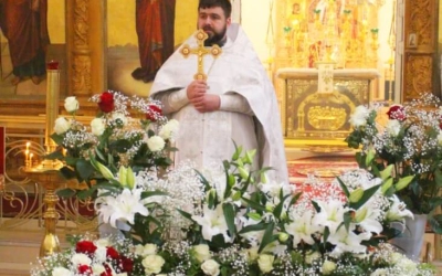 В Великую Субботу Преосвященный епископ Сергий возглавил Литургию