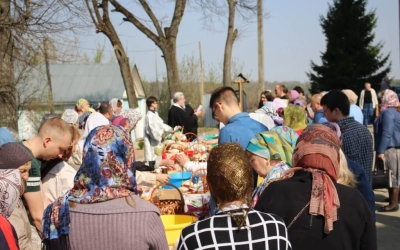 В Великую Субботу Преосвященный епископ Сергий возглавил Литургию