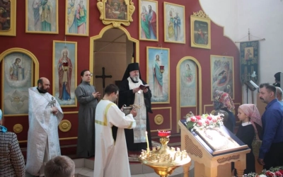 Епископ Вяземский и Гагаринский Сергий в Великую Субботу посетил ряд Вяземских храмов