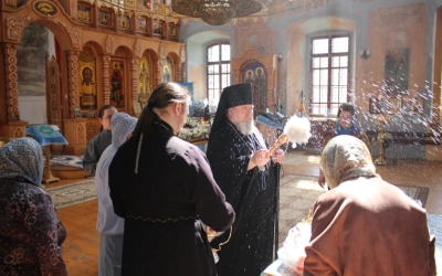 Епископ Вяземский и Гагаринский Сергий в Великую Субботу посетил ряд Вяземских храмовЕпископ Вяземск