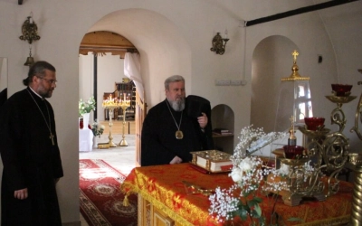 Епископ Вяземский и Гагаринский Сергий в Великую Субботу посетил ряд Вяземских храмов