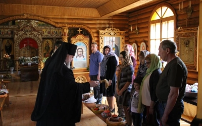 Епископ Вяземский и Гагаринский Сергий в Великую Субботу посетил ряд Вяземских храмов