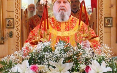 Преосвященнейший Епископ Сергий возглавил Божественную литургию в храме Преображения Господня