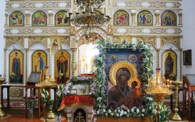 Божественная литургия в Введенском храме г. Вязьмы