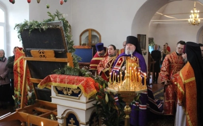 Божественная литургия в Введенском храме г. Вязьмы
