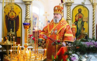 Божественная литургия в Введенском храме г. Вязьмы