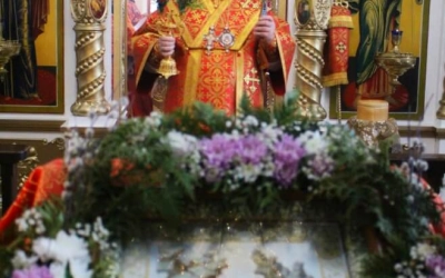 Божественная литургия в Введенском храме г. Вязьмы