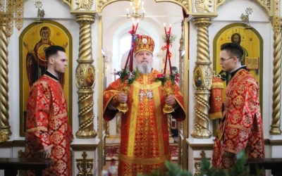 Божественная литургия в Введенском храме г. Вязьмы